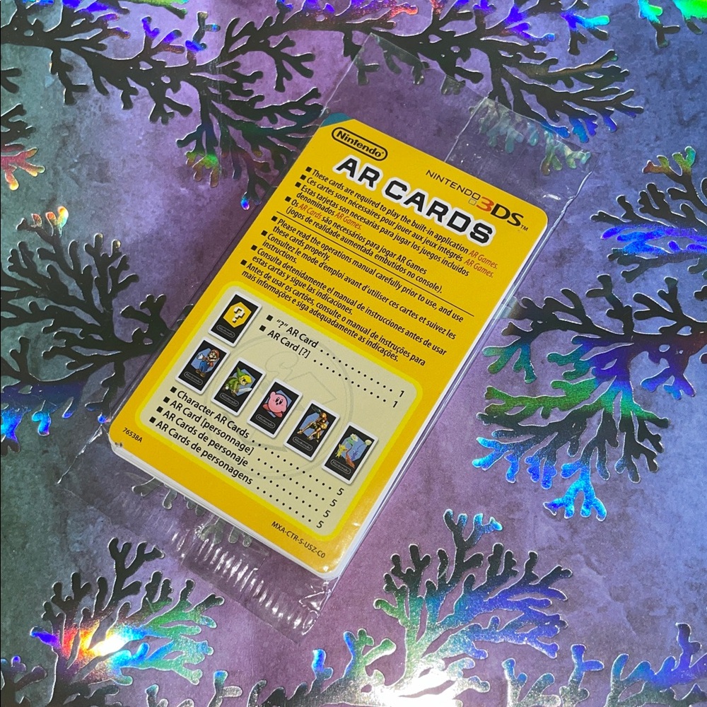Nintendo 3DS Sealed AR Cards